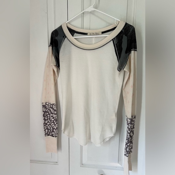 Free People Bright Side Thermal Top Snow Size Small - Picture 12 of 16